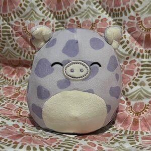 Pammy Squishmallow - 4” Purple Pig Squishmallow Plush Easter Gift